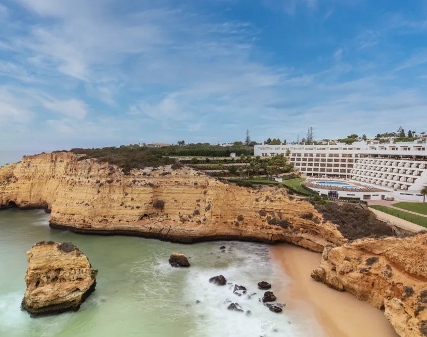 Tivoli Carvoeiro Algarve Resort - Clifftop Aerial View of Property