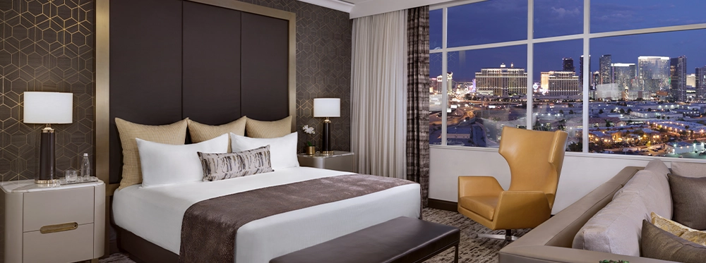Palace Station guest room with view