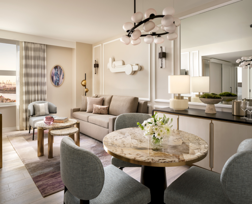 Fairmont Breakers Long Beach - Signature One Bedroom Bay View Living Room