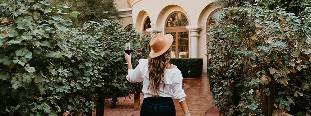 Green Valley Ranch’s gardens and vineyard are perfect for al fresco events