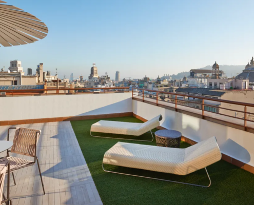 NH Collection Barcelona Gran Hotel Calderón - Private Rooftop Terrace with City Views