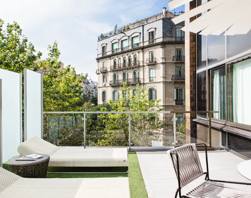 NH Collection Barcelona Gran Hotel Calderón - Private Terrace with City Views