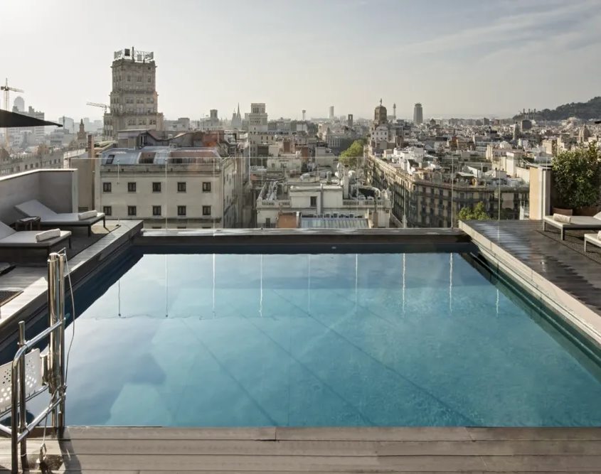 NH Collection Barcelona Gran Hotel Calderón - Rooftop Pool with City Views