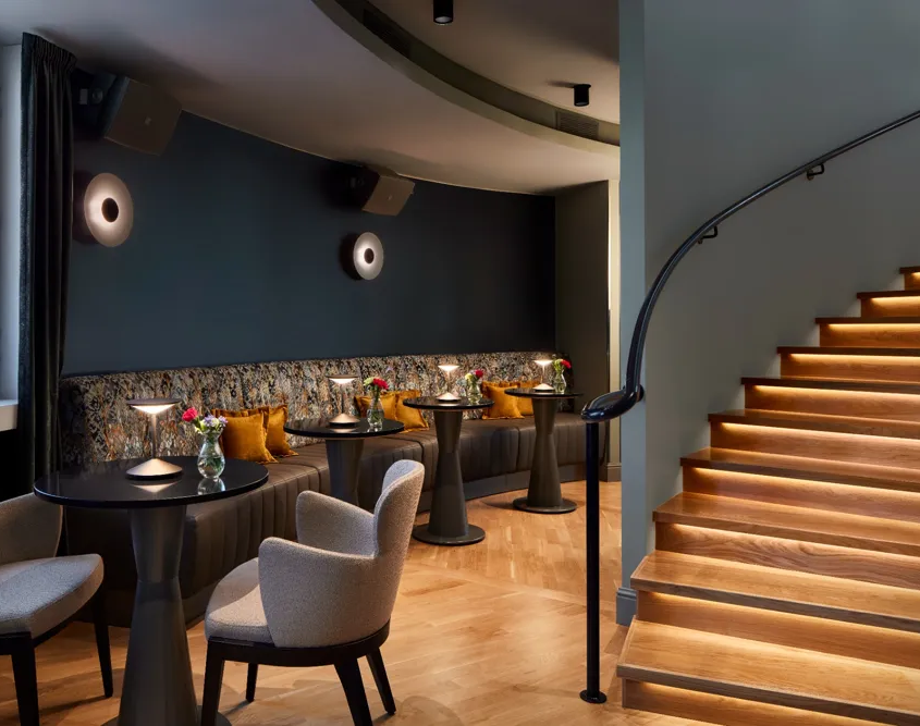 NH Collection Helsinki Grand Hansa - Bar Interior & Stairs
