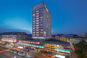 NH Collection Munich Bavaria - Hotel Exterior at Dusk