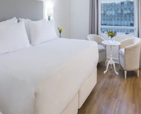 NH Collection Plaza Santiago - Bedroom
