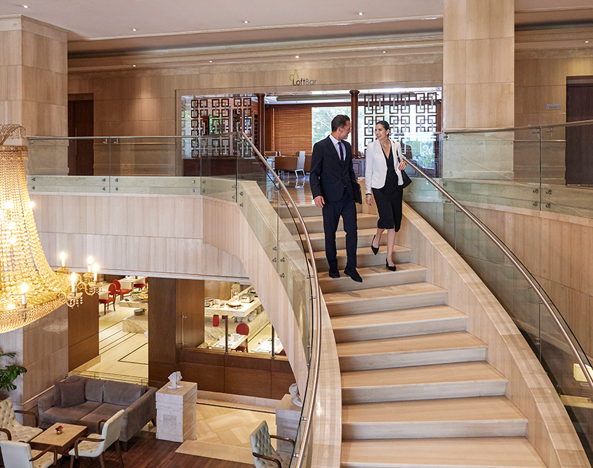 NH Collection Bogotá Teleport Royal - Staircase of Lobby