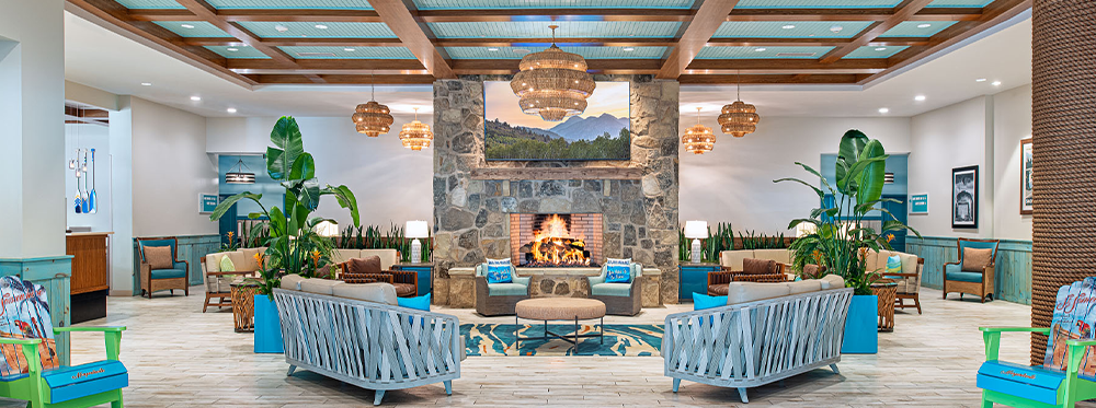 The Lodge at Camp MargaritavillePigeonForge, lobby