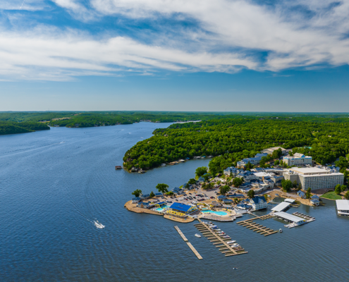 Margaritaville Lake Resort Lake of the Ozarks - Aerial View of Resort