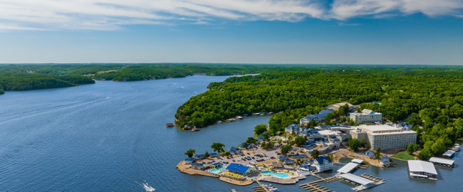 Margaritaville Lake Resort Lake of the Ozarks - Aerial View of Resort