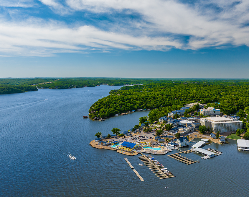 Margaritaville Lake Resort Lake of the Ozarks - Aerial View of Resort