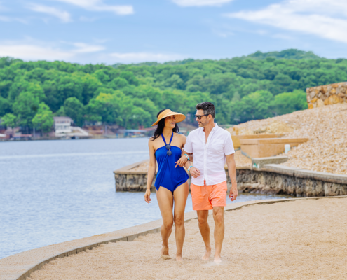 Margaritaville Lake Resort Lake of the Ozarks - Couple Walking on Beach