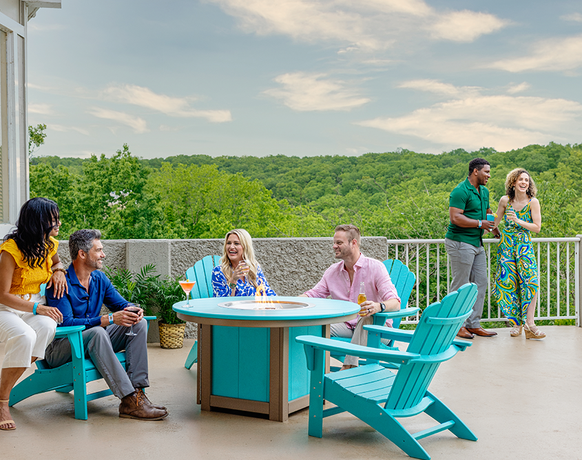 Margaritaville Lake Resort Lake of the Ozarks - Firepit at Windgate Patio