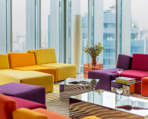 nhow Lima - Presidential Suite Colorful Arm Chairs nhow Lima - Presidential Suite Colorful Armchairs