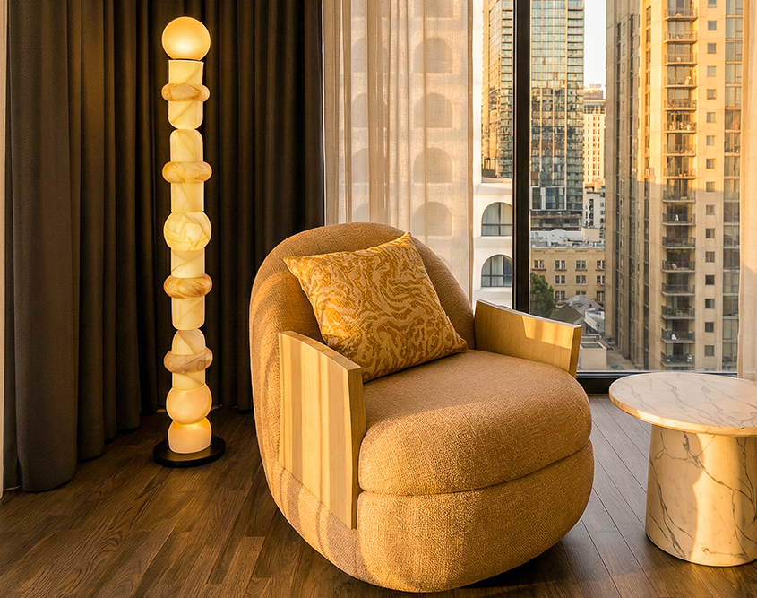 Denū Hotel & Spa - King Room Chair & Table Denū Hotel & Spa - King Room Chair & Table