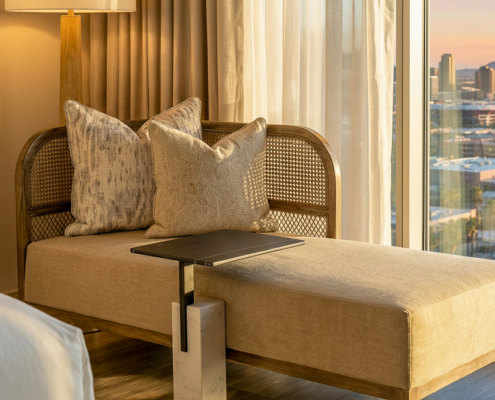 Denū Hotel & Spa - King Room Lounge Area by Window Denū Hotel & Spa - King Room Lounge Area by Window
