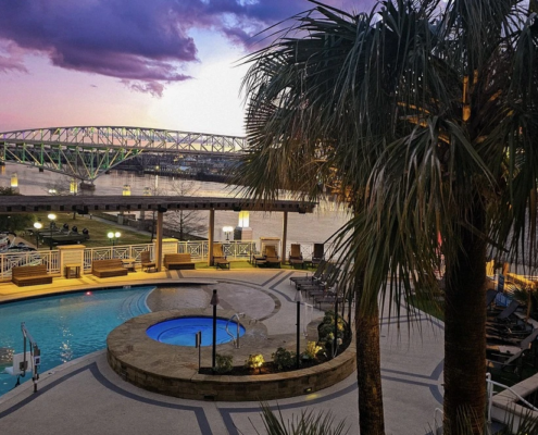 Margaritaville Resort Bossier City - Pool Sunset River View