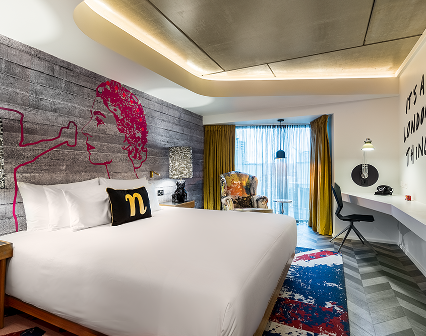 nhow London - King Bedroom with Desk