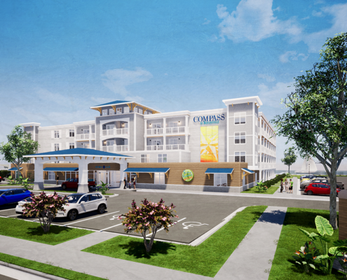 Compass Hotel Beaufort - Exterior Rendering