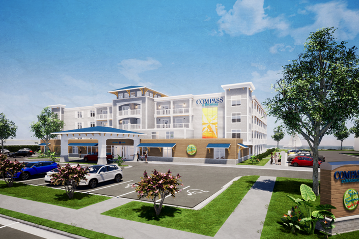 Compass Hotel Beaufort - Exterior Rendering