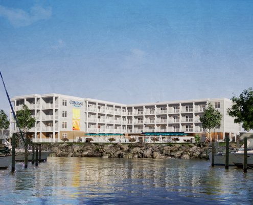 Compass Hotel Beaufort - Marina Rendering