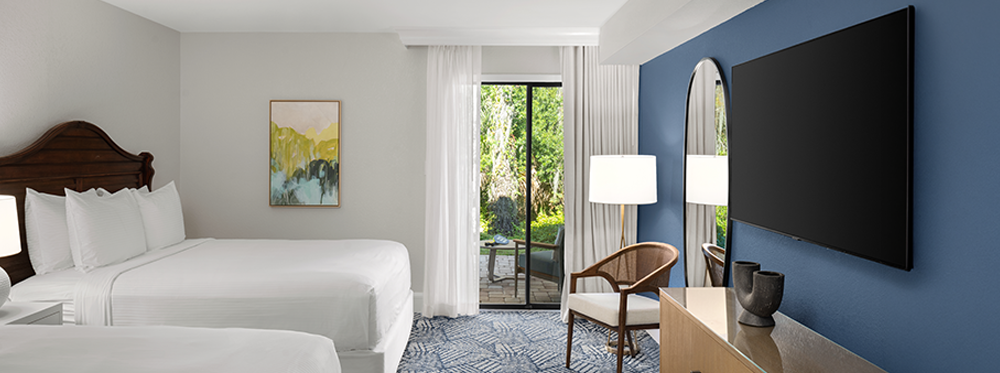 Saddlebrook Guestroom Saddlebrook guestroom fully refreshed with new paint, carpeting, and furnishings.