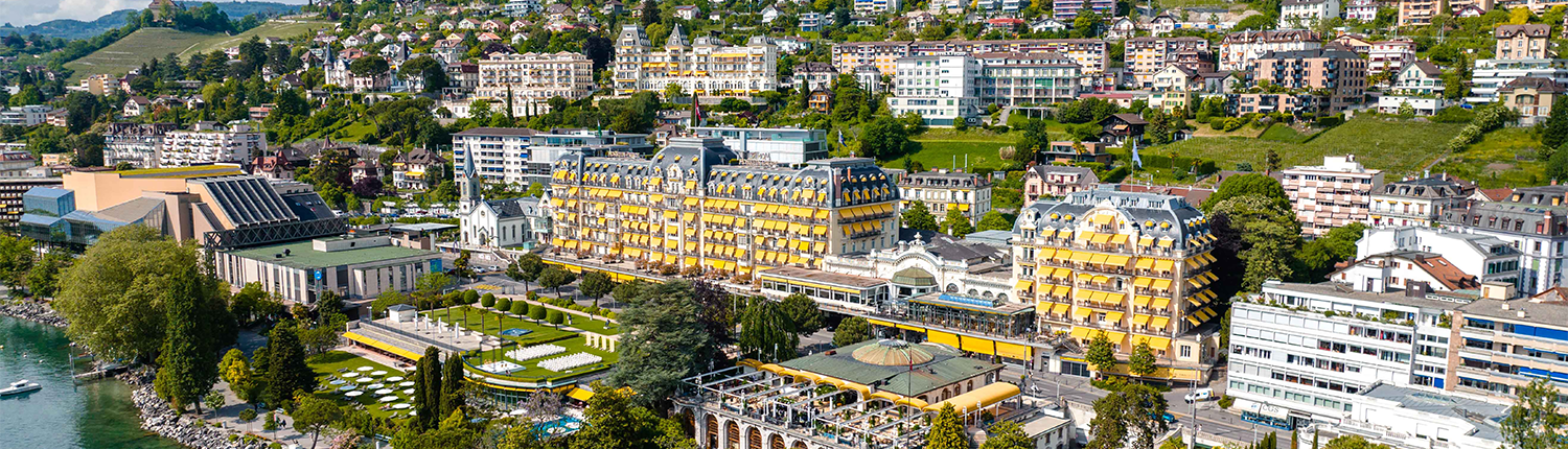 Fairmont Le Montreux Palace - Aerial View of Property