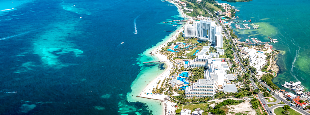 Cancun Cancun Aerial Shot
