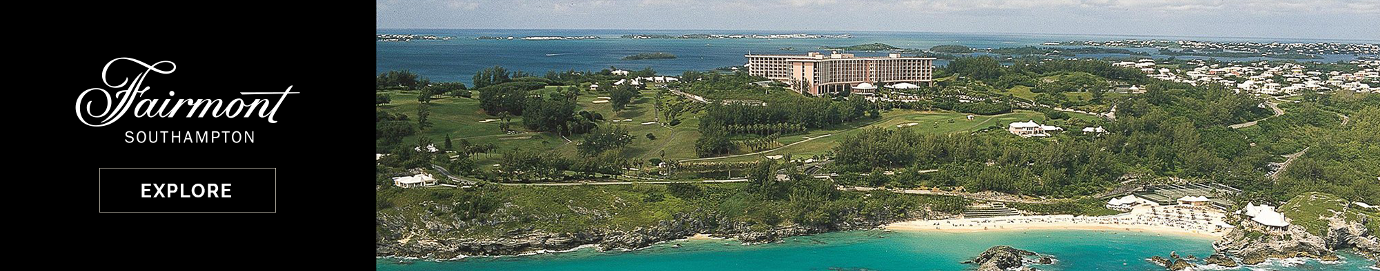 Fairmont Southampton Fairmont Southampton Aerial photo with beach