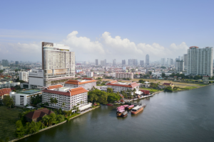 Anantara Riverside Bangkok Resort - Exterior Drone View