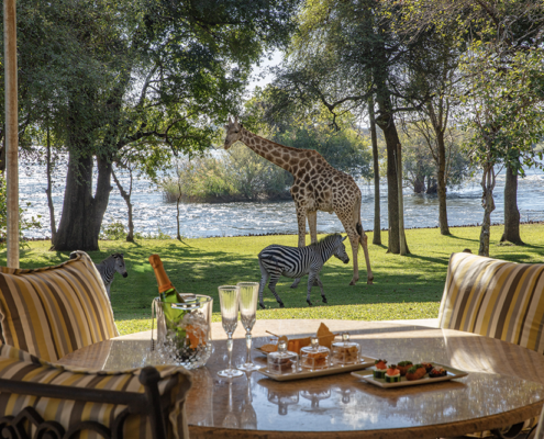The Royal Livingstone Victoria Falls Zambia Hotel by Anantara - Presidential Suite Terrace The Royal Livingstone Victoria Falls Zambia Hotel by Anantara - Presidential Suite Terrace